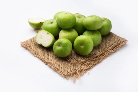 Raw Tinda, tinde also called dhemse, Apple Gourd, Baby Pumpkin, Indian Squa.. Stock Photos