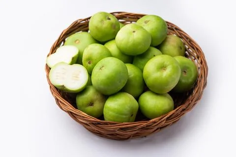 Raw Tinda, tinde also called dhemse, Apple Gourd, Baby Pumpkin, Indian Squa.. Stock Photos