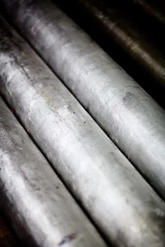 Raw Titanium Bar Stock Photos