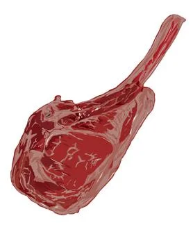 Raw tomahawk Stock Illustration