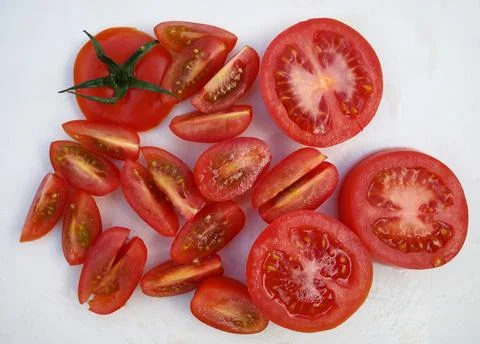 Raw tomatoes for a meal Stock Photos