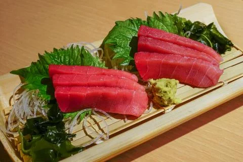 Raw tuna sashima Foto stock