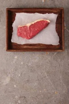 Raw uncooked beef steak Stock Photos
