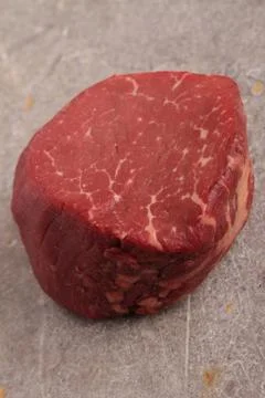 Raw uncooked beef steak Foto stock