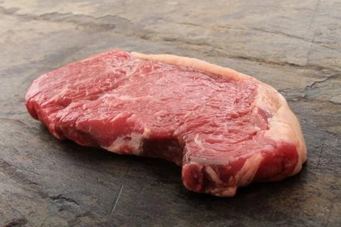 Raw uncooked beef steak Stock Photos