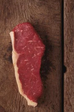Raw uncooked beef steak Stock Photos