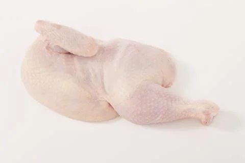 Raw uncooked chicken portion Stock Photos