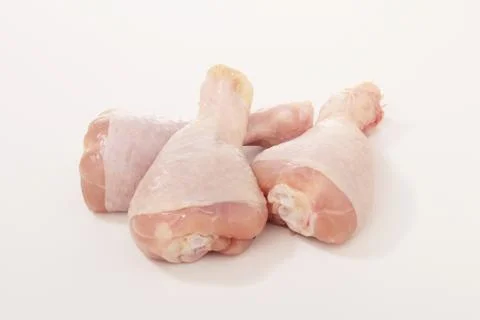 Raw uncooked chicken portion Stock Photos
