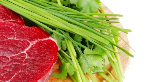 Raw uncooked fat lamb 動画素材 45599568