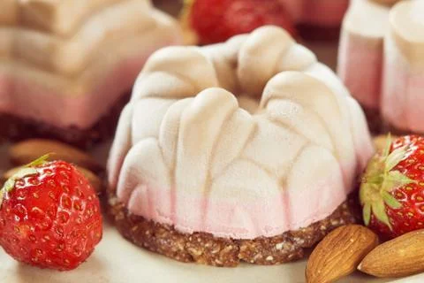 Raw vegan dessert Stock Photos