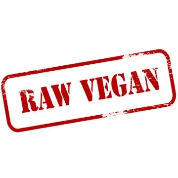 Raw vegan Stock Illustration