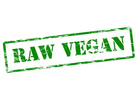 Raw vegan Stock Illustration