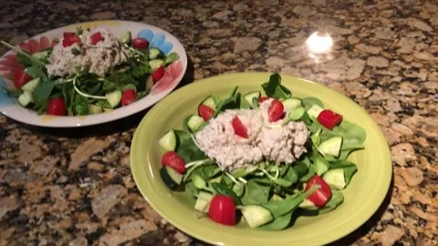 Raw Vegan Meal Stock Footage 180503323