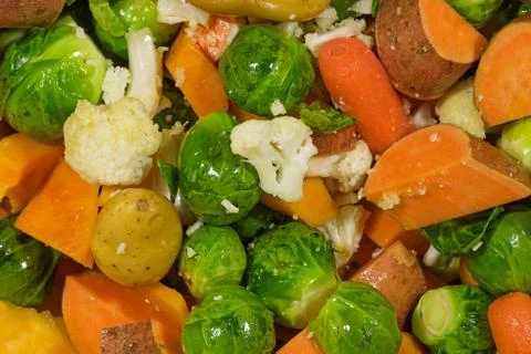 Raw Vegetable background Stock Photos