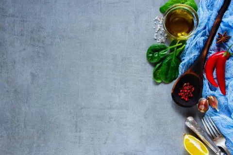 Raw vegetable ingredients Stock Photos