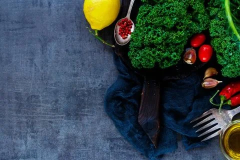 Raw vegetable ingredients Stock Photos