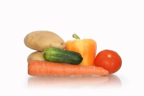 Raw vegetables Stock Photos
