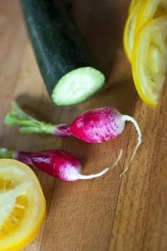 Raw vegetables Stock Photos