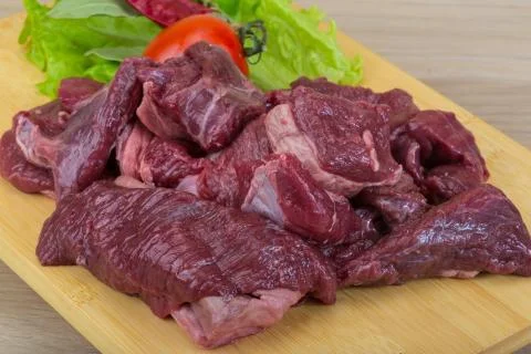 Raw venison Stock Photos