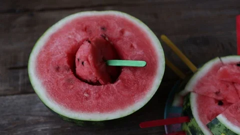 Raw watermelon Stock Footage 113672115