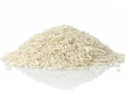 Raw white rice Stock Photos