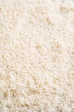 Raw white rice. Foto stock