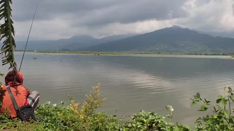 Rawa pening lake Stock Footage 272945959