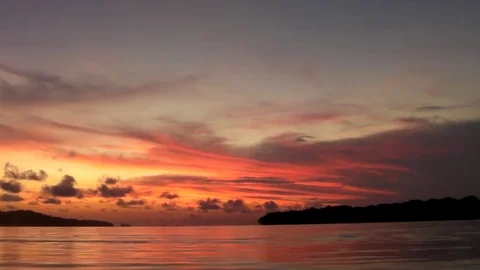 Rawa Pening Sunset Stock Footage 84255734