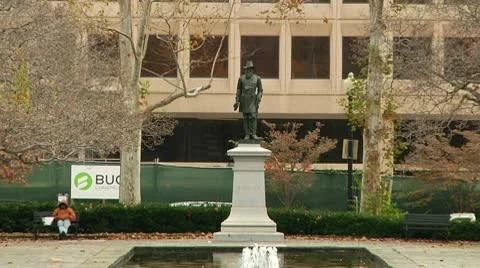 Rawlins Park (LP-Washington-072) Video stock 9026059