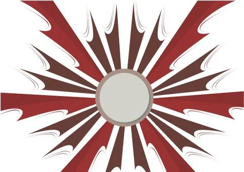 Ray banner abstract background Stock Illustration