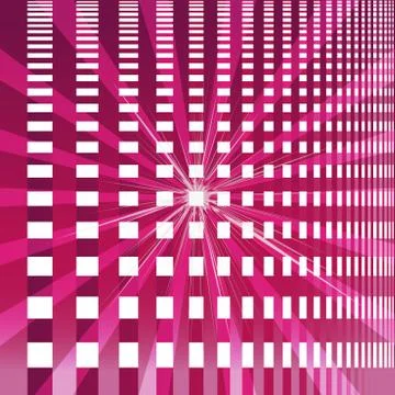 Ray checkerboard theme purple background  Stock Illustration