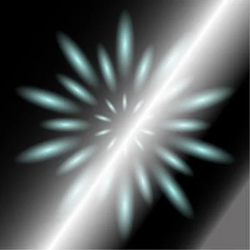 Ray circular blue light Vector black Background Stock Illustration