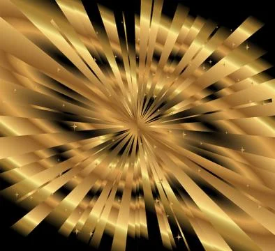Ray gold background vector Illustrazione stock