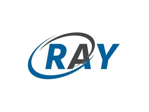 RAY initial letter logo design, vector template 스톡 일러스트
