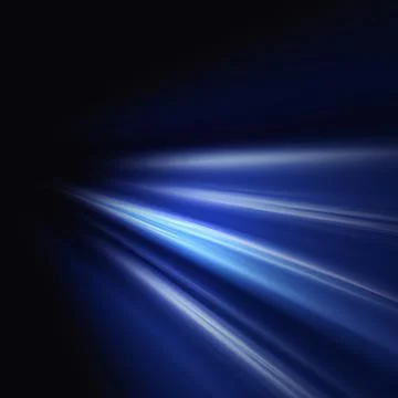 Ray light effects on black background for overlay design. Rays of light fall on Stock Illustration