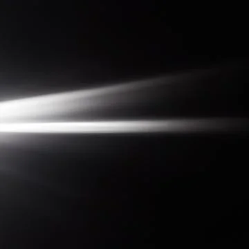 Ray light effects on black background for overlay design. Rays of light fall on Stock Illustration