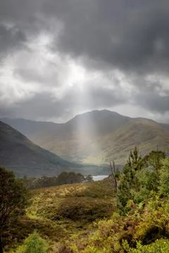 A ray of light marks the end 写真素材