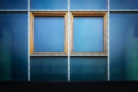 Ray of light on a modern window Stock Photos