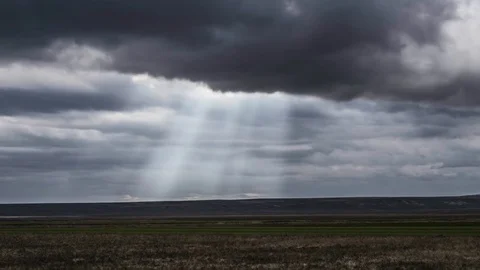 Ray of Light Nature Rural Time Lapse Stock Footage 84997182