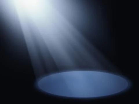 Ray of light on scene Stock Illustration