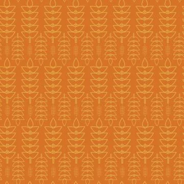 Ray Spike Plant Seamless Pattern Abstract Geometry Design Oktoberfest Beer イラスト素材