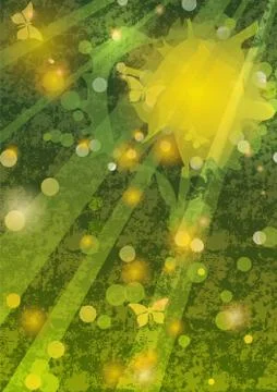 Ray of sunshine Stock Illustration