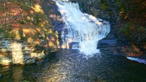 Raymond skill falls 5 Stock Footage 259425518