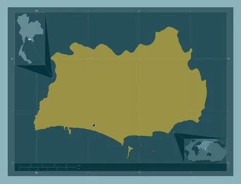 Rayong, Thailand. Solid color shape Illustrazione stock