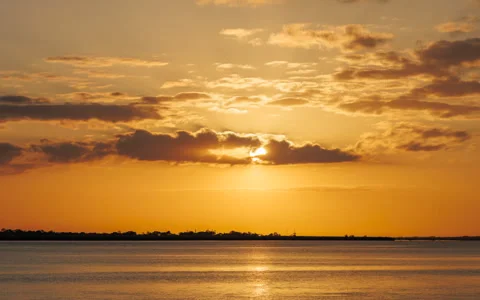 Rayons solaires du couchant Video stock 313150620