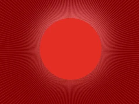 Rays  in abstract red  universe Stock Illustration