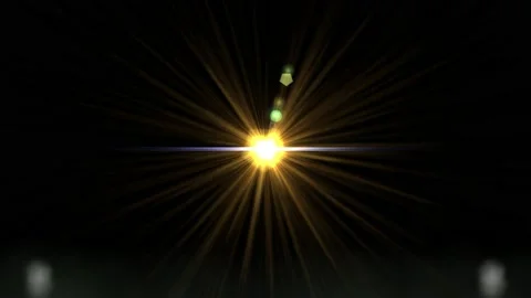 Rays of an abstract sun are successively obscured by rising smoke and fumes Stockbeeldmateriaal 166166576