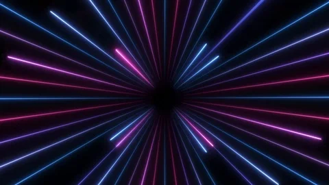 Rays animation in blue and red changing color Stock Footage 127296499