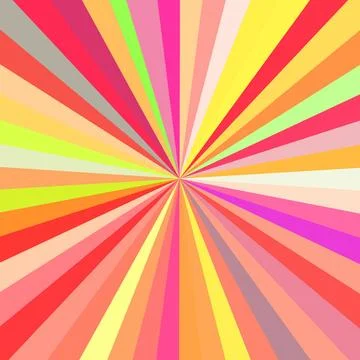 Rays background, Bright colors rays background, a vector illustration. Cop... Stock Photos
