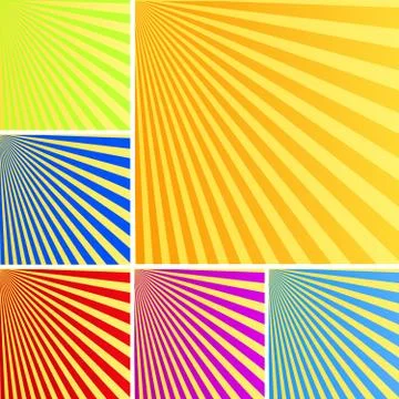 Rays backgrounds 库存插图